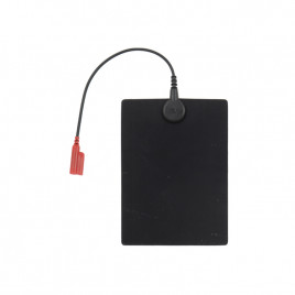Elektrody do elektroterapii (15x11cm) oznaczenie czarne i czerwone - 2 sztuki