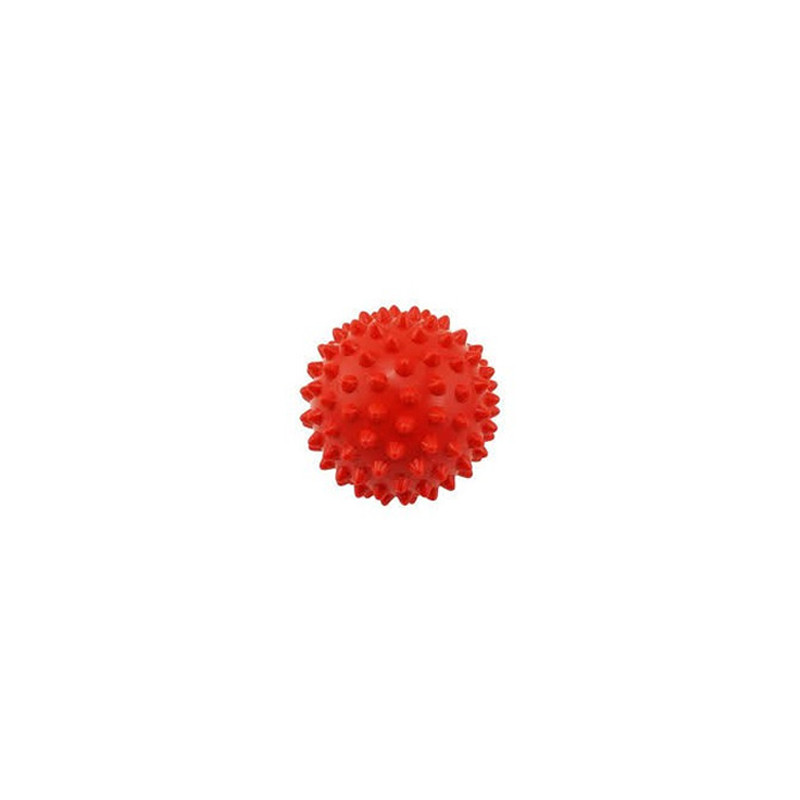 Piłeczka z kolcami - jeż - 9 cm - czerwona