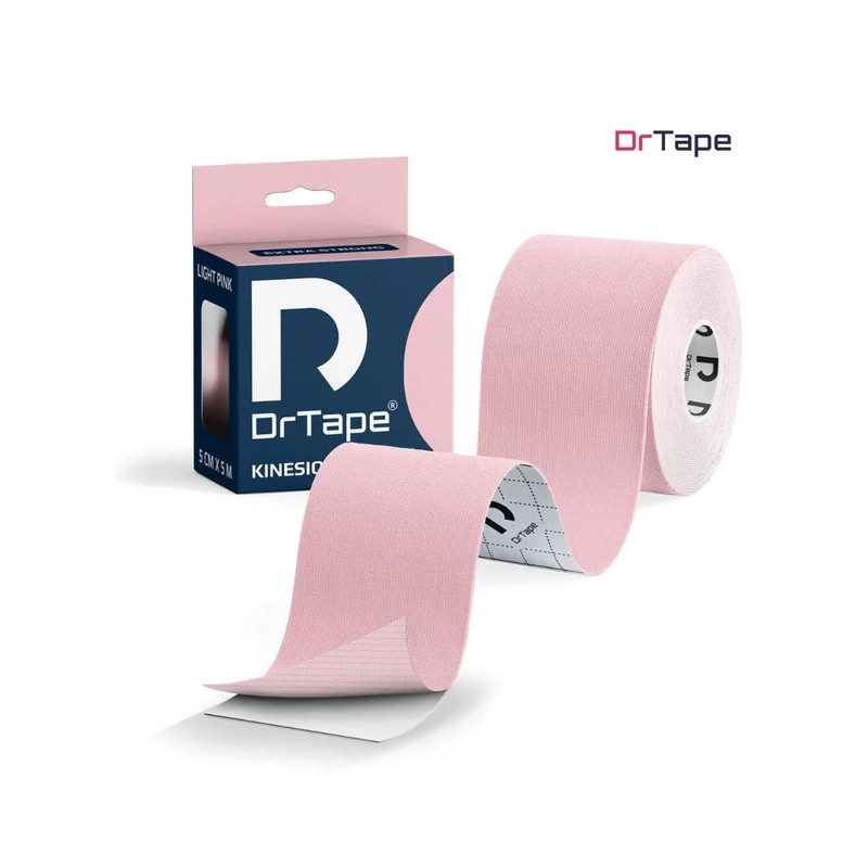 Wodoodporna taśma DrTape (5cm x 5m) - kolor JASNORÓŻOWY