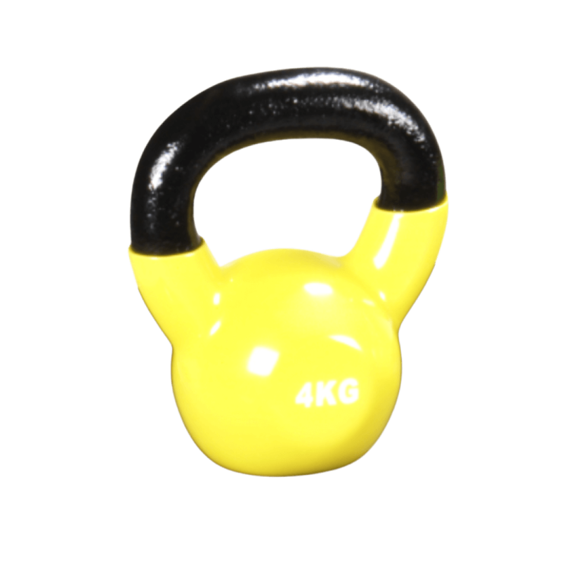 Kettlebell TRENDY 1 sztuka - 4 kg (żółty)