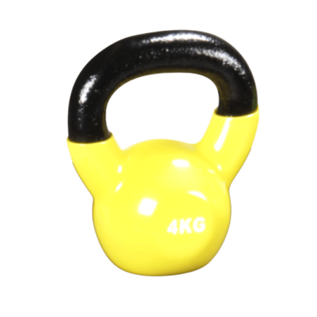 Kettlebell TRENDY 1 sztuka - 4 kg (żółty)