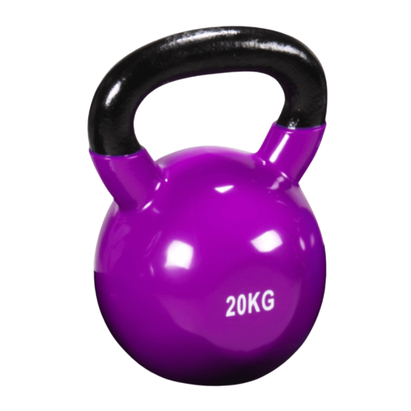 Kettlebell TRENDY 1 sztuka - 20 kg (fioletowy)