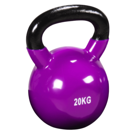 Kettlebell TRENDY 1 sztuka - 20 kg (fioletowy)