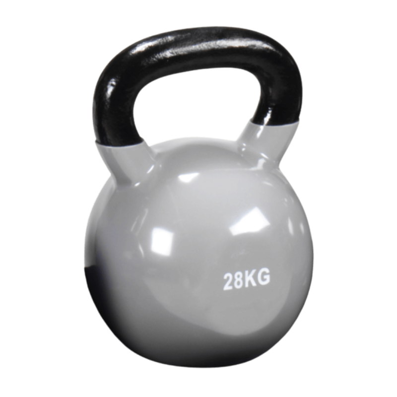 Kettlebell TRENDY 1 sztuka - 28 kg (srebrny)